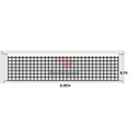 Ver imagem 3 de Rede de Vôlei Redesport Lazer 1 Faixa 6m Lazer 1 Faixa 6 M Água