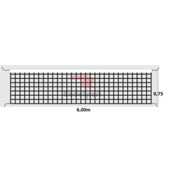 Rede de Vôlei Redesport Lazer 1 Faixa 6m Lazer 1 Faixa 6 M Água - 3