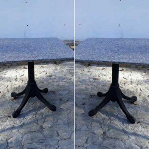 Pé de Mesa Unha de Leão 02Un Ferro Fundido Pronto Artes