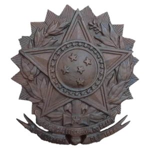 BRASÃO DA REPUBLICA FERRO FUNDIDO PRONTO ARTES
