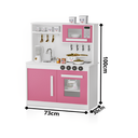Ver imagem 3 de Cozinha Infantil Mdf Perfeita com Pia Inox Rosa Potente