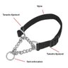 Coleira Semi Enforcadora Com Corrente Metal 3.0 Kit Caes Porte Grande Guia - 4