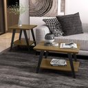 Ver imagem 2 de Mesa de Centro Davi Freijó com pés madeira Preto Ofertamo ML