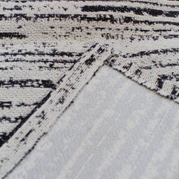 Jogo Passadeira e Capacho 1,30m X 45cm Antiderrapante 2 Peças Tear Artesanal Decoração Jacquard Cru  - 4