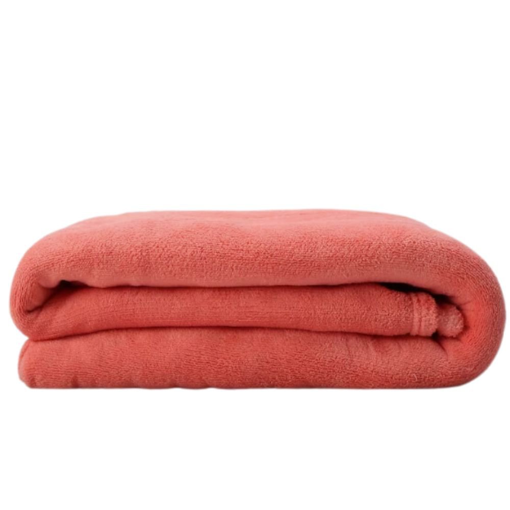 Cobertor Casal Manta Microfibra Fleece Rose - 1