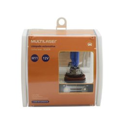 Lâmpada Multilaser Super Branca H11 12V 55W Par Au810 - 3