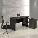 Ver imagem 5 de Mesa L Diretor 150x120x74cm Tampo 40mm