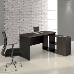 Mesa L Diretor 150x120x74cm Tampo 40mm - 5