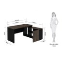 Ver imagem 2 de Mesa L Diretor 150x120x74cm Tampo 40mm