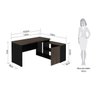Mesa L Diretor 150x120x74cm Tampo 40mm - 2