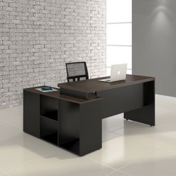Mesa L Diretor 150x120x74cm Tampo 40mm - 4