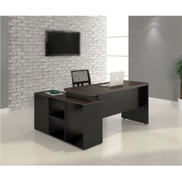 Mesa L Diretor 150x120x74cm Tampo 40mm - 1
