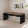 Mesa de Escritório em Madeira Elegância e Durabilidade para o Seu Trabalho 150x60 Tampo de 40mm - 1