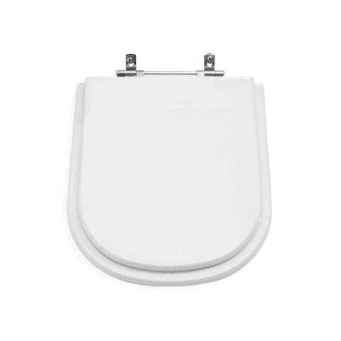 Assento Sanitário Poliéster Quadra Branco Para Louça Deca