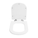 Ver imagem 2 de Assento Sanitário Poliéster Quadra Branco Para Louça Deca