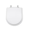 Assento Sanitário Poliéster Duomo Plus Branco para Louça Deca - 1