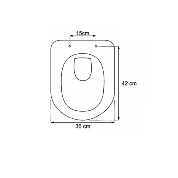 Assento Sanitário Poliéster Duomo Plus Branco para Louça Deca - 3