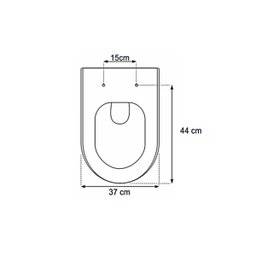 Assento Sanitário Poliéster Carrara Branco Para Louça Deca - 3