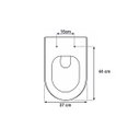 Ver imagem 3 de Assento Sanitário Poliéster Carrara Branco Para Louça Deca