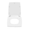 Assento Sanitário Poliéster Nuage Branco Para Louça Incepa - 2