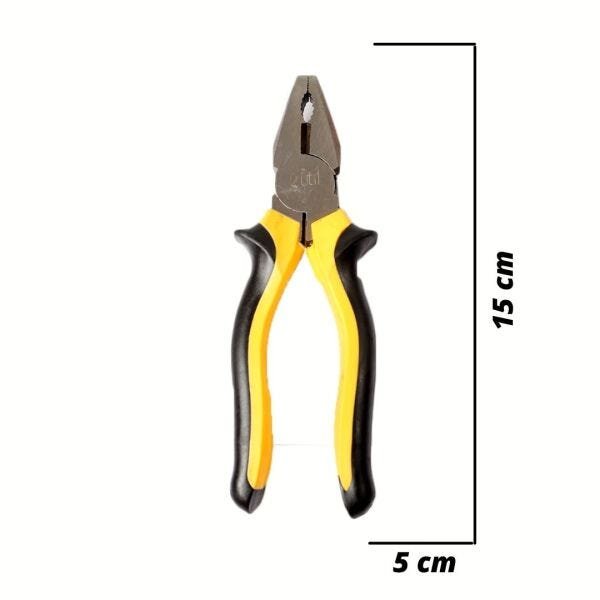 alicate corte ferramenta manual cortar 6 polegadas uso geral - 5