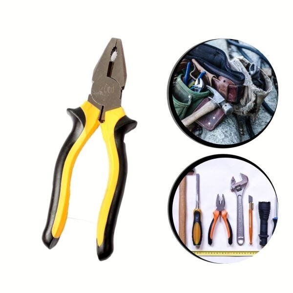 alicate corte ferramenta manual cortar 6 polegadas uso geral - 6