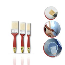 Pincel Tinta Pintar Casa Parede Drywal Tela Artesanato 3 Pç - 6