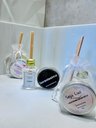 Ver imagem 2 de Kit 2 Pçs Difusor Mini Vidro 30ml e Vela Mini Lata 20gr Luz & Aroma Premium: Limão Siciliano
