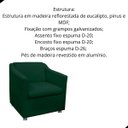 Ver imagem 2 de Kit 02 Poltrona Decorativa Tilla Suede com Pés Cromados