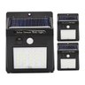 Luminária Solar de Parede 25 LEDs 3 Unidades Sensor de Movimento Externa Lâmpada Energia Luz De - 1