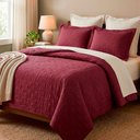 Ver imagem 1 de Kit Cobre Leito Colcha Liso Colore Sb Casa
