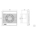 Ver imagem 4 de Exaustor para Banheiro Tramontina 15 cm BA 100 127 V