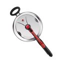 Ver imagem 3 de Panela de Pressao 4,5l Clock Original C/fechamento Interno