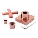 Ver imagem 2 de Acabamento Registro Cruzeta Rose Gold Chuveiro Padrão Deca