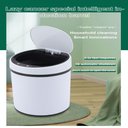 Ver imagem 4 de Lixeira Automatica Sensor Inteligente Inox Branca 8L Cesto Lixo Cozinha Banheiro Escritorio