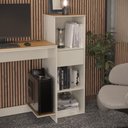 Ver imagem 1 de Armário Livreiro Smart Office 1 Gaveta e Tampo Mdf Usinado 100cm