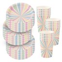 Ver imagem 1 de Kit Descartáveis para Comemorações Prato e Copo com 60 Peças Silverfestas