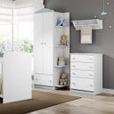 Ver imagem 2 de Cômoda de Bebê 4 Gavetas 2661 Confete 