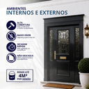 Ver imagem 2 de Tinta Esmalte Premium Brilhante Cor Preto 225ml Baixo Odor Secagem Rápida Durín