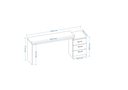 Ver imagem 2 de Mesa para Computador Notebook Desk Game Hades 5000 Preto/vermelho - Fdecor
