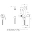 Ver imagem 2 de Ducha Higiênica com Registro Derivação e Gatilho Docol Brilho 1/2" Chrome