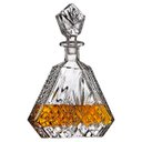 Ver imagem 2 de Garrafa Decanter Whisky Licor Conhaque Bourbon Design Norwich Conjunto com 6 Copos