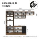 Ver imagem 2 de Cozinha Completa Agata 9 Portas 3 Gavetas MDP 270cm Madesa