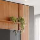 Ver imagem 6 de Painel para TV Union 234 cm 250 cm de Altura 2 Leds Naturalle Mavaular