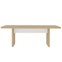 Ver imagem 3 de Mesa para Escritório Reunião Home Office Atria Executiva 204x90cm A02 Carvalho Branco - Lyam Decor