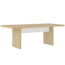 Ver imagem 1 de Mesa para Escritório Reunião Home Office Atria Executiva 204x90cm A02 Carvalho Branco - Lyam Decor