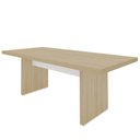 Ver imagem 4 de Mesa para Escritório Reunião Home Office Atria Executiva 204x90cm A02 Carvalho Branco - Lyam Decor