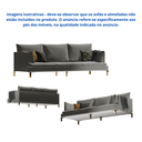 Ver imagem 2 de Kit 6 Pés Dourado 10cm Altura Móveis Sofá Criado