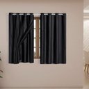 Ver imagem 1 de Cortina Blackout PVC com Tecido Voil 2,80 M x 1,80 M - Preto