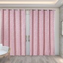 Ver imagem 1 de Cortina em Tecido Jacquard 4,00 m x 2,70 m:Rosa